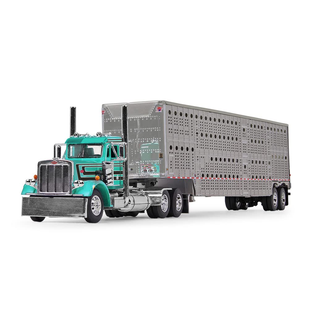 Amazon.com: DCP by First Gear Teal/Black: Peterbilt Model 359 Day